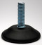 Screw-In Glide - 5/16'' Diameter Thread x 1'' Length - Base Dia. 1 5/8''