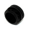 Round Chair Tip Insert Plug with SuperFelt® - Ribbed - 1 1/2'' Diameter Tube