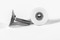 Screw-In Nylon Base Glide w/ Washer - 1/4'' Dia. Thread  x 1'' Length - Base Dia. 1 1/8''