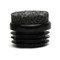 Round Chair Tip Insert Plug with SuperFelt® - Ribbed - 1 ⅛'' Dia. Tube. Fits 7/8'' Tube