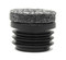 Round Chair Tip Insert Plug with SuperFelt® - Ribbed - 1''  Diameter Tube