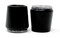 Chair Tip End Cap - Fits over 1/2'' Diameter Tube with Long Life Felt for Furniture